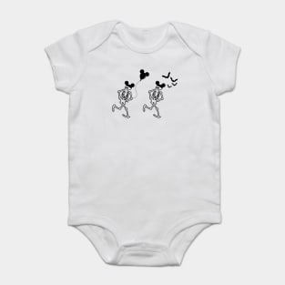 Skeleton dance Baby Bodysuit